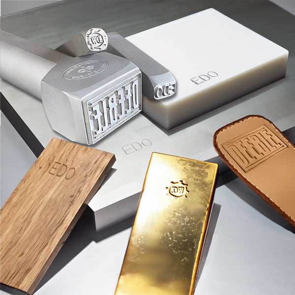 Custom Handheld Steel Stamp For Metals, Wood, Leather, or Plastic