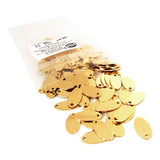 Bag of Brass Jewelry Tags in style H
