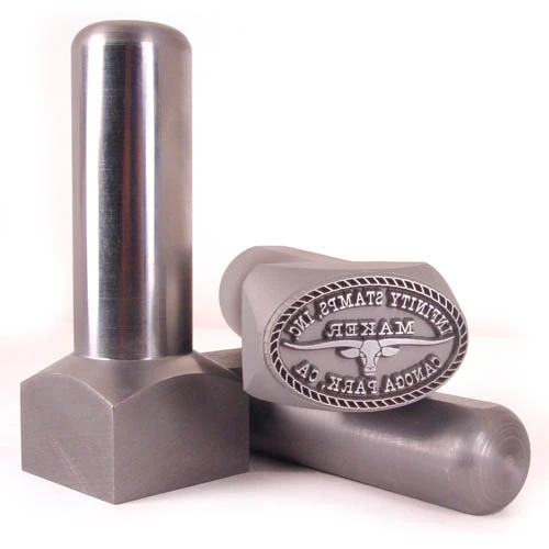 Custom Handheld Steel Stamp For Metals, Wood, Leather, or Plastic