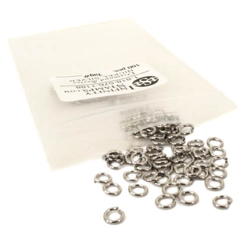 Image of Nickel Silver Jump Rings - 100 Pack