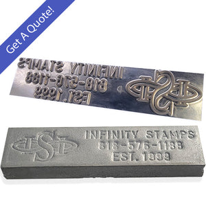 Concrete Number Stamps Interchangeable