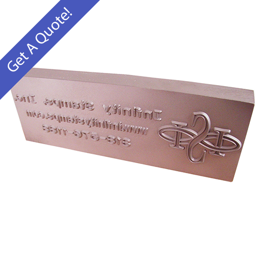 Infinity Stamps, Inc. Custom Leather Brass Plate Stamp – Infinity Stamps  Inc.