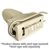 Steel Type Holder for 3/8" Characters