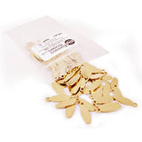 Bag of Brass Jewelry Tags in style E