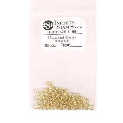 Image of Brass Jump Rings - 100 Pack
