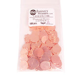Copper Jewelry Tag A - 100 Pack