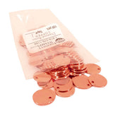Bag of Copper Jewelry Tags in style I