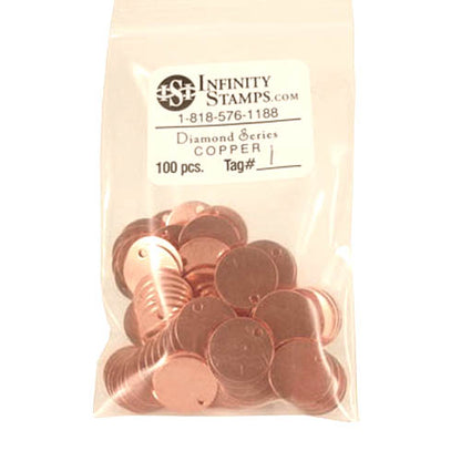 Copper Jewelry Tag I - 100 Pack