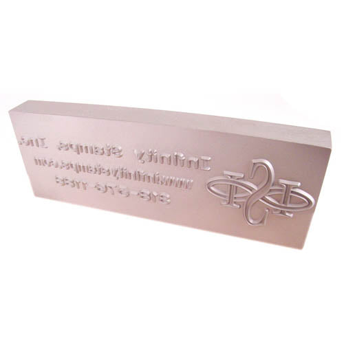 Picture of Custom Steel Plate Stamp for Marking Plastic