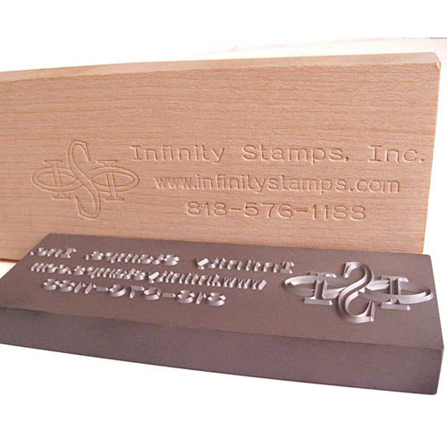 Infinity Stamps, Inc. - Custom Wood Plate Stamp – Infinity Stamps Inc.
