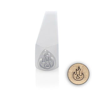 Metal Design Stamp - Fire Emoji - Infinity Stamps, Inc. – Infinity Stamps  Inc.