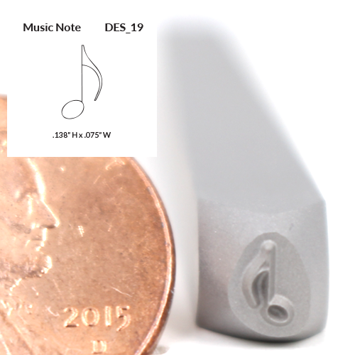 Design Stamp - Music Note - Design 19