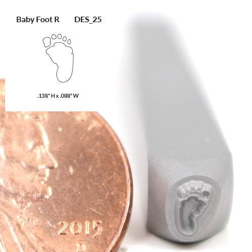 Design Stamp - Baby Foot R - Design 25