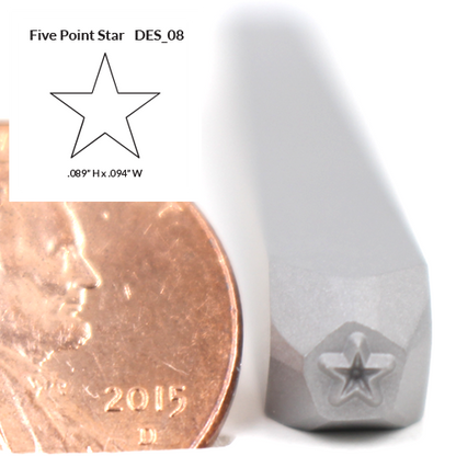 Design Stamp - Five Point Star - Design 08