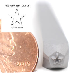Design Stamp - Five Point Star - Design 08
