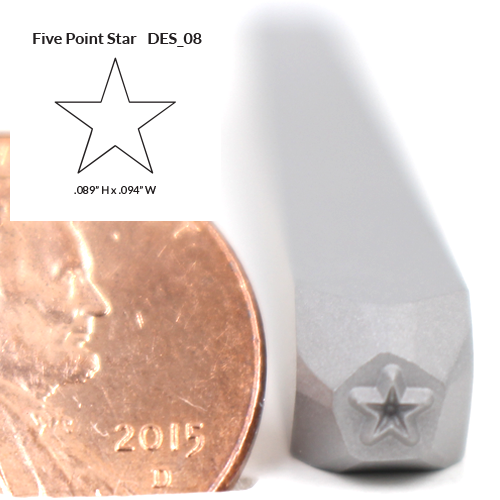 Infinity Stamps, Inc. - Metal Design Stamp - Five Point Star – Infinity  Stamps Inc.
