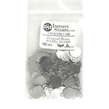 Nickel Silver Jewelry Tag A - 100 Pack