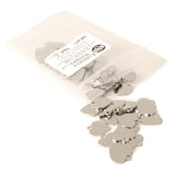 Bag of Nickel Silver Jewelry Tags in style G