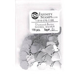 Nickel Silver Jewelry Tag G - 100 Pack