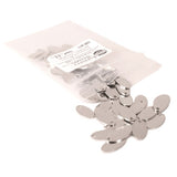 Bag of Nickel Silver Jewelry Tags in style H