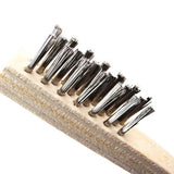 Closeup of Stainless Steel Wire Brush