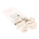 Bag of Sterling Silver Jewelry Tags in style D
