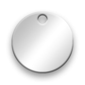 Sterling Silver Jewelry Tag I - Rendered Image